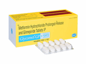 Glimepiride 1 mg+ Metformin 1000 mg
