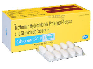 Glimepiride 1 mg+ Metformin 1000 mg